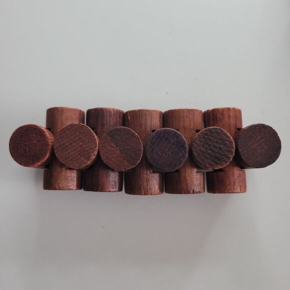 Lincoln Logs 1 Notch 1.5 Inch Lot of 30 Replacement Short Building STEM Crafting - Picture 4 of 6